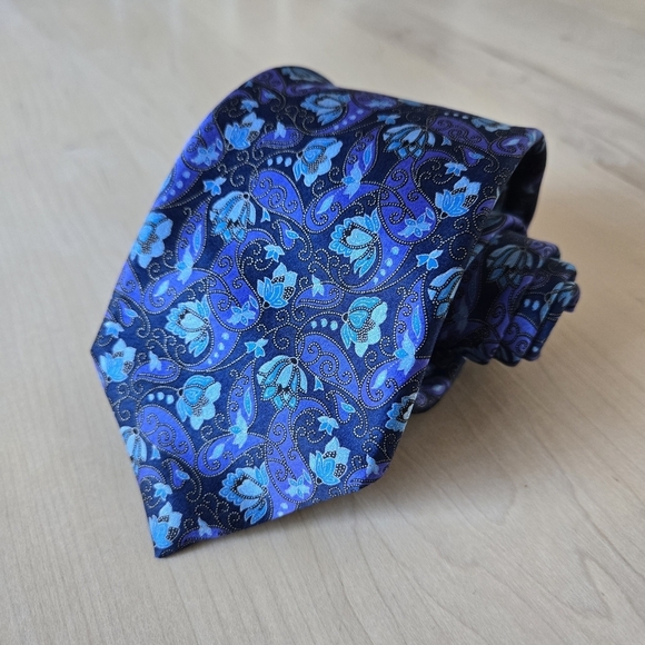 Zanetti Other - ZANETTI Made in Italy Elegant Blue Paisley Tie